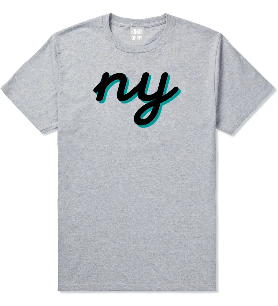 NY lower case script T-Shirt