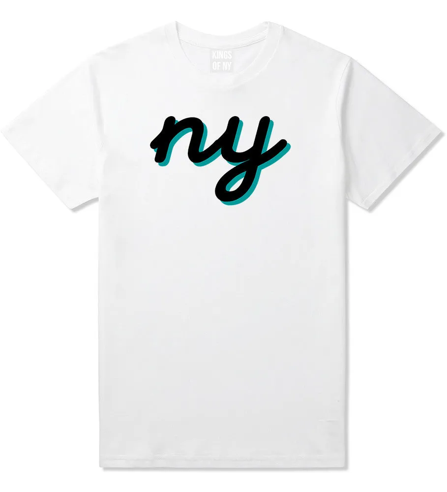 NY lower case script T-Shirt