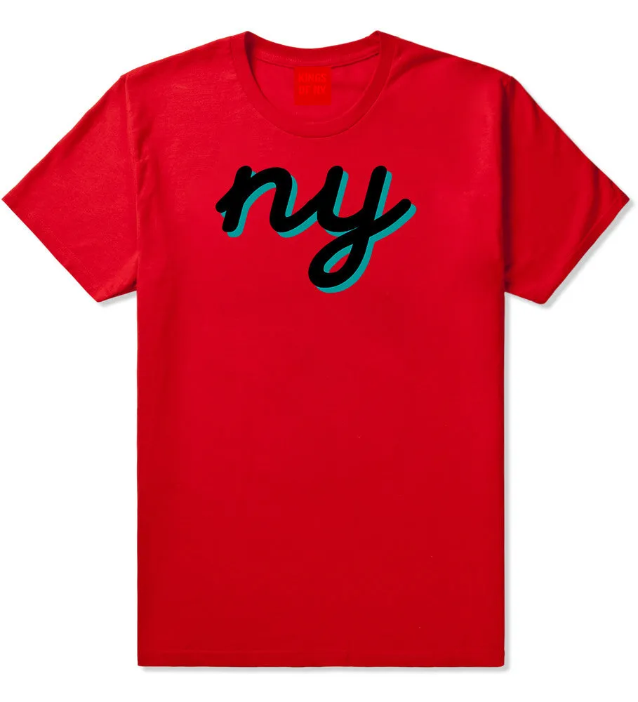 NY lower case script T-Shirt