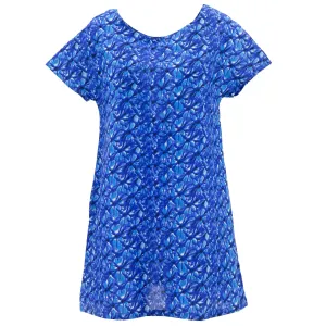 Perfect Shift Pocket Dress - Blue Maze