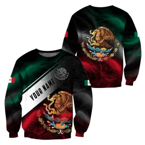 Personalized Mexico Smoke All 3D Over Printed Sweatshirt Shirts, Mexico Hoodie Christmas Shirt