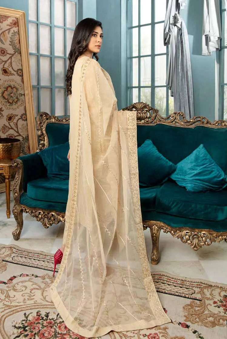 Poshak Mirha Embroidered Chiffon Collection – D-118