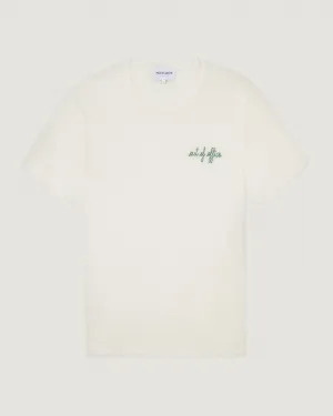 "Out Of Office" linen villiers t-shirt