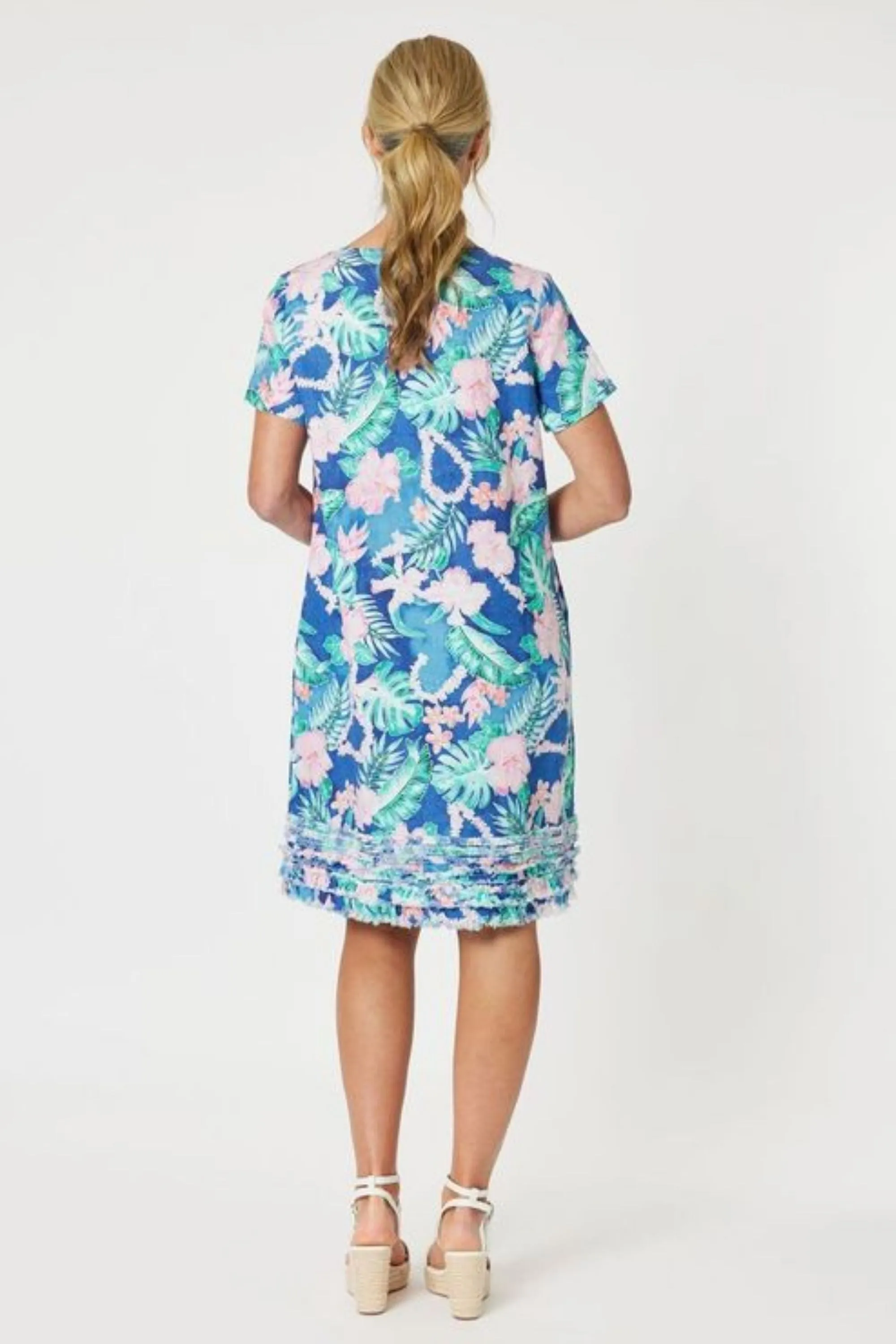 SANTA MONICA FRILLED HEM DRESS - 45654GS