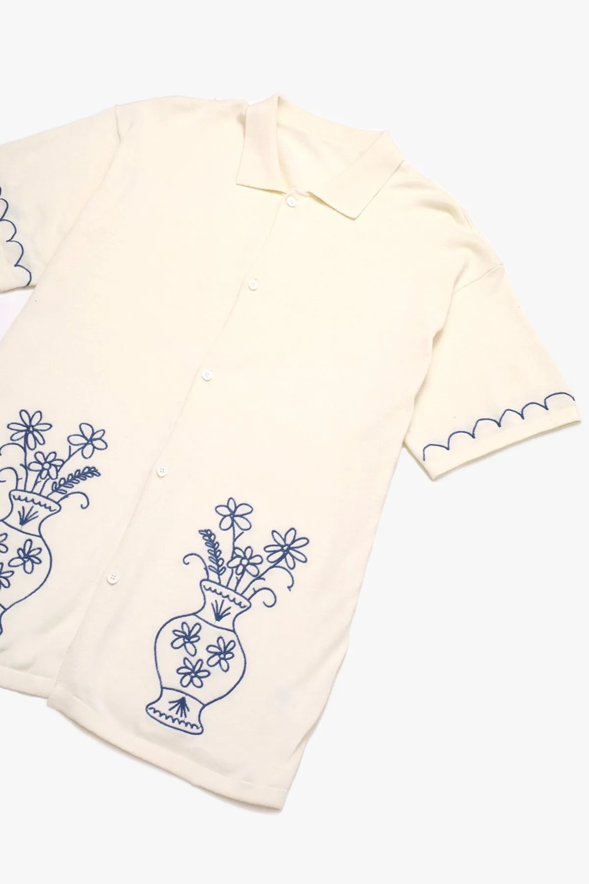 Service Works - Knitted Vase Shirt - Off-White