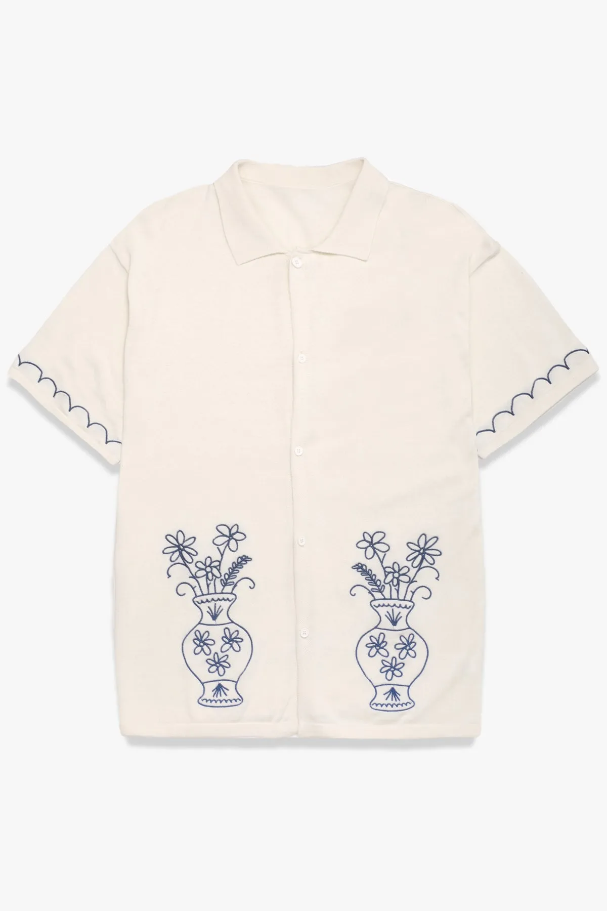 Service Works - Knitted Vase Shirt - Off-White