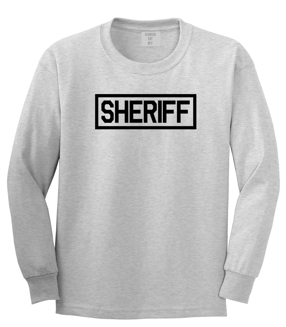 Sheriff County Police Mens Long Sleeve T-Shirt