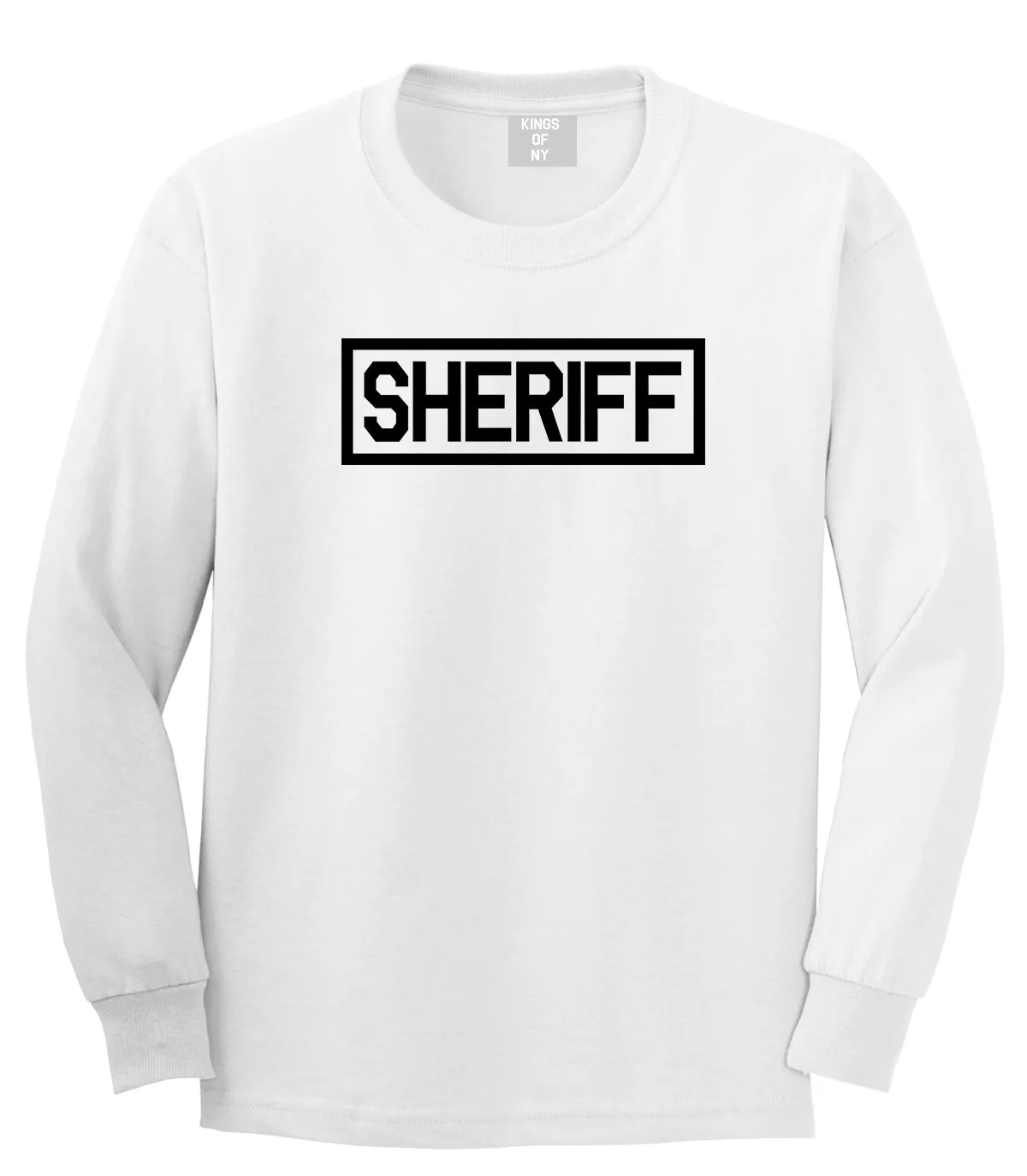 Sheriff County Police Mens Long Sleeve T-Shirt