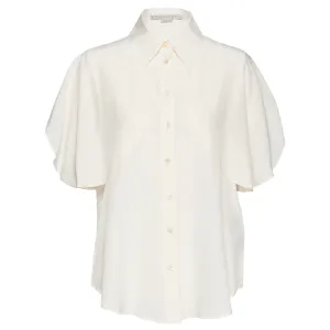 Silk Round Sleeve Shirt