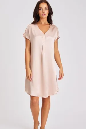 Silk Sleepshirt Dusk Pink