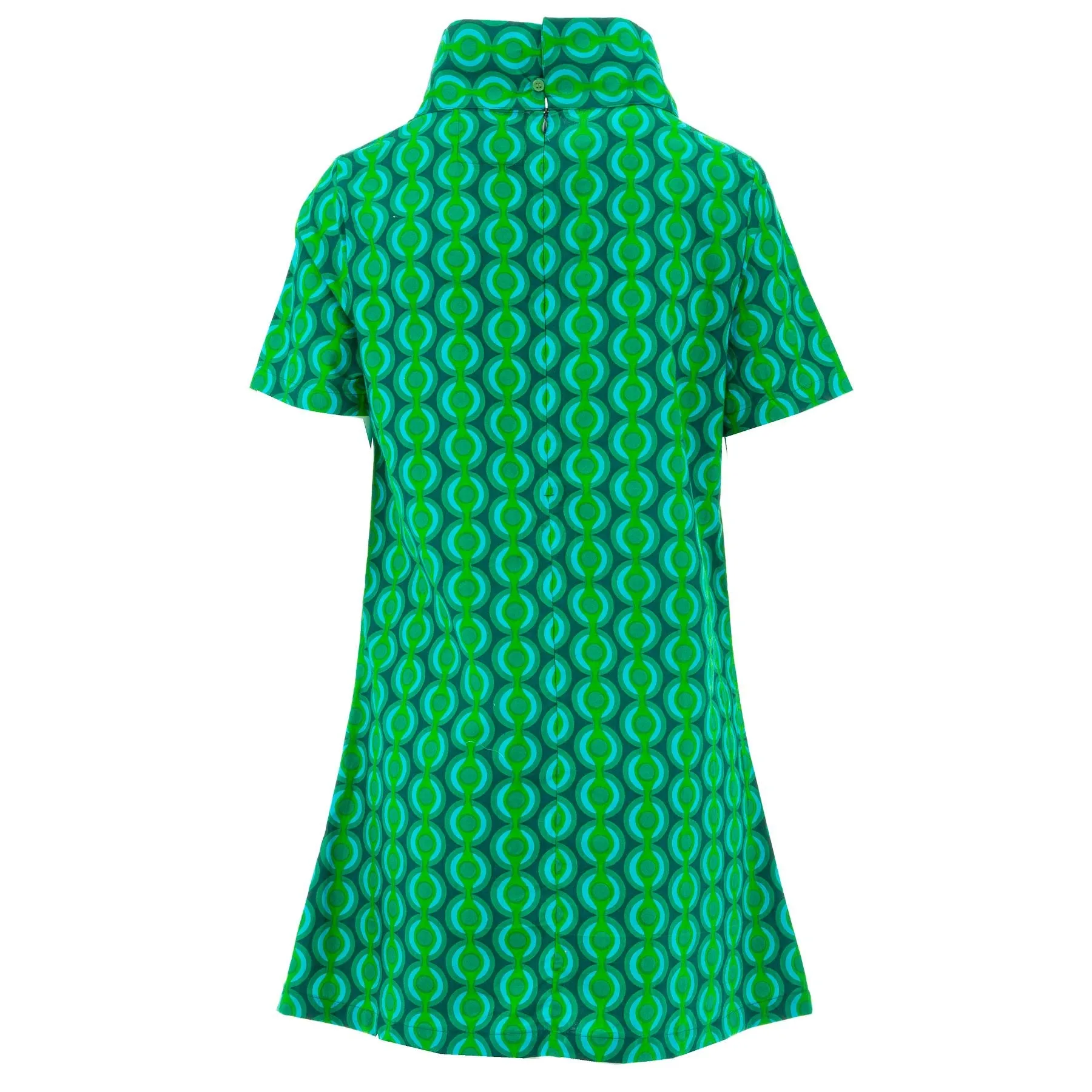 Sixties Shift Dress - Love Chain Green