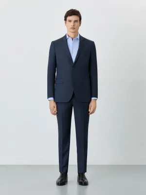 Slim Fit Premium Birdeye Suit In Wool