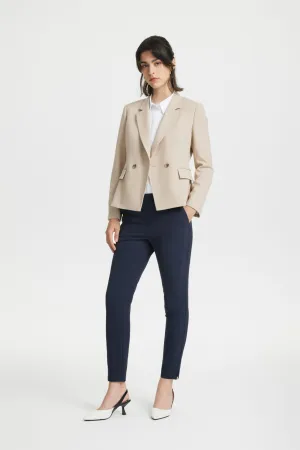 Sofia Soft Touch Stretchable Plainweave Suit Blazer