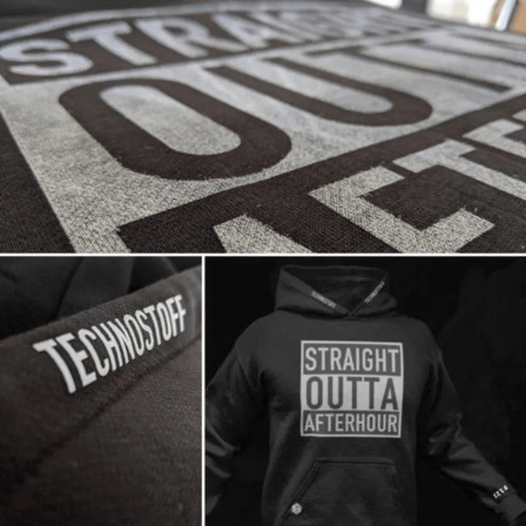 Straight Outta Afterhour Premium Hoodie (schwarz)