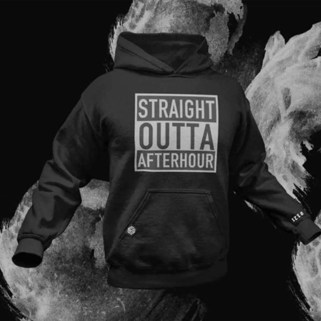 Straight Outta Afterhour Premium Hoodie (schwarz)