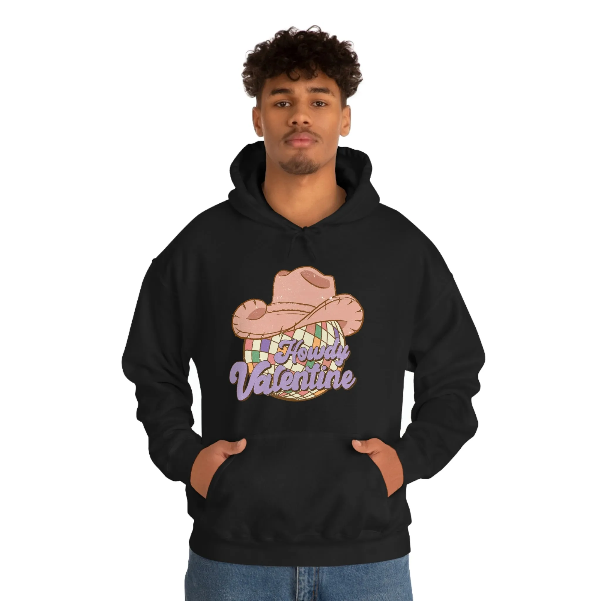 Straight Valentine's Day Hoodie  Unisex Size Straight  - Howdy Valentine