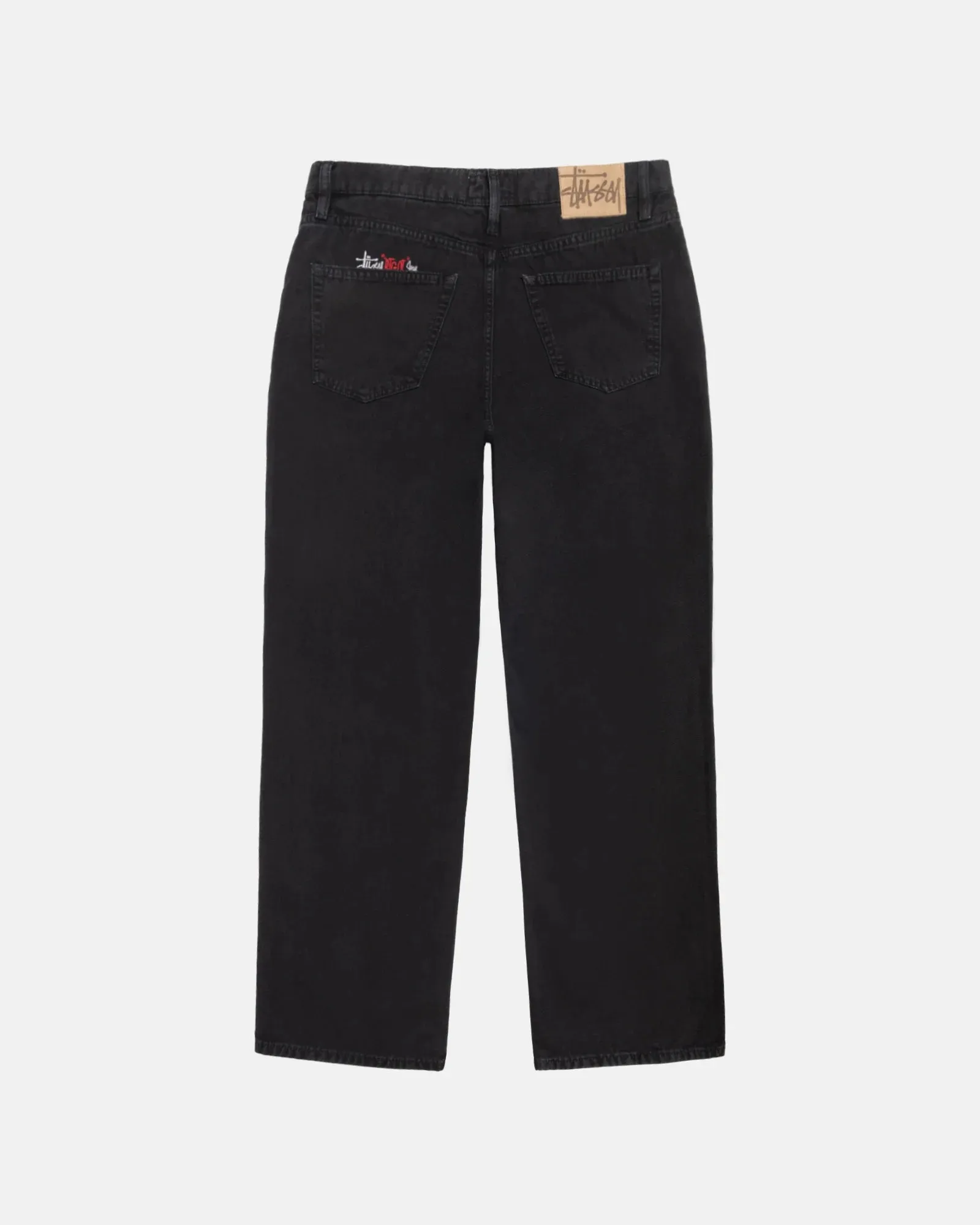 Stüssy Classic Jean Washed Canvas: Washed Black