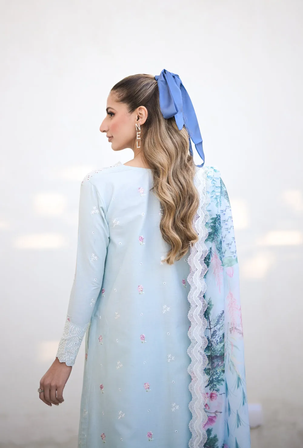 Summer Luxury Lawn '24 - Zahra (Ice Blue)