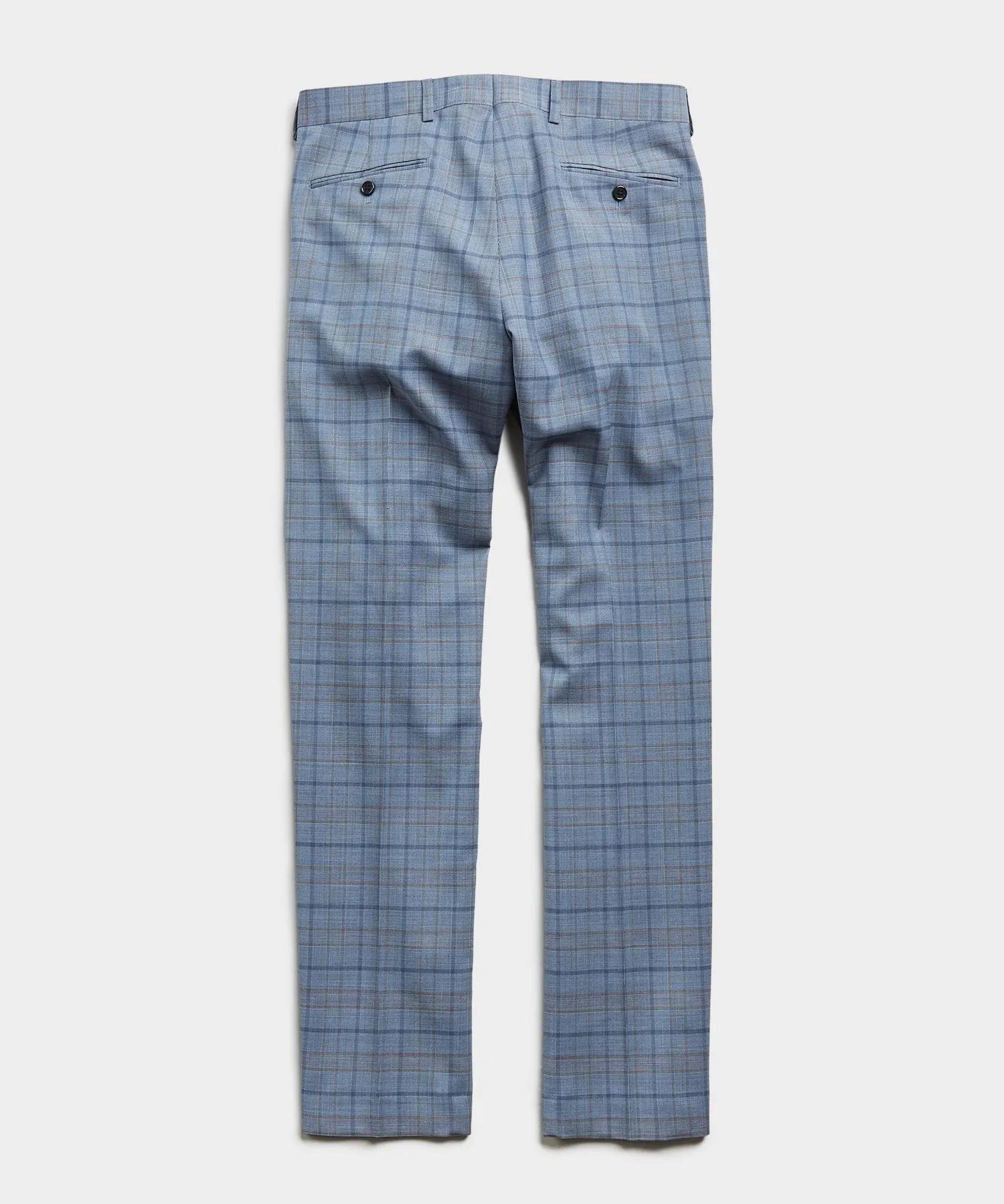 Sutton Wool Suit Trouser in Blue Check