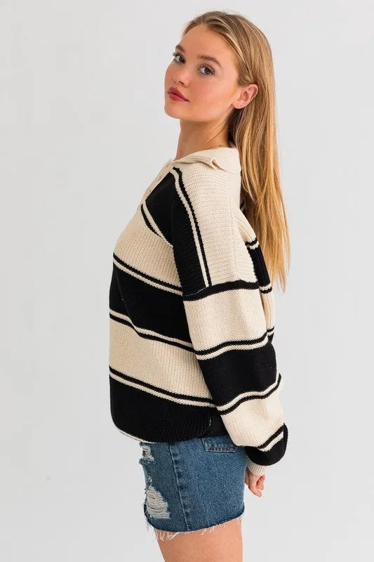 TEEK - Collared Oversized Sweater