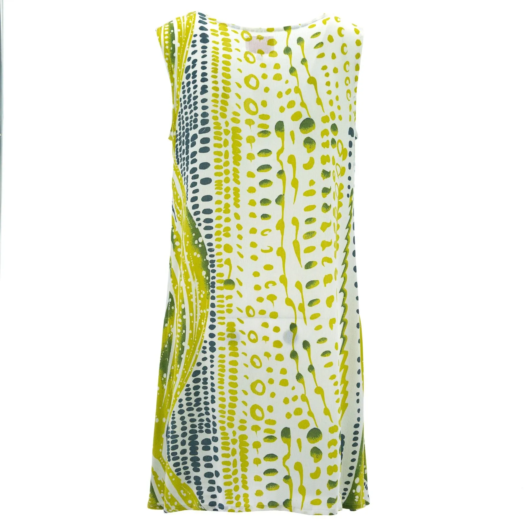 The Swirl Shift Dress - Lime Drops