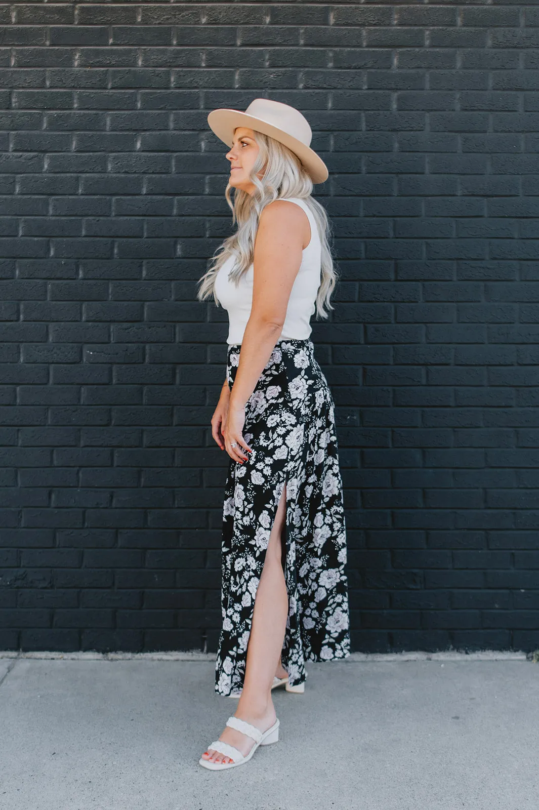 The Whitney Maxi Skirt by Saltwater Luxe - Floral