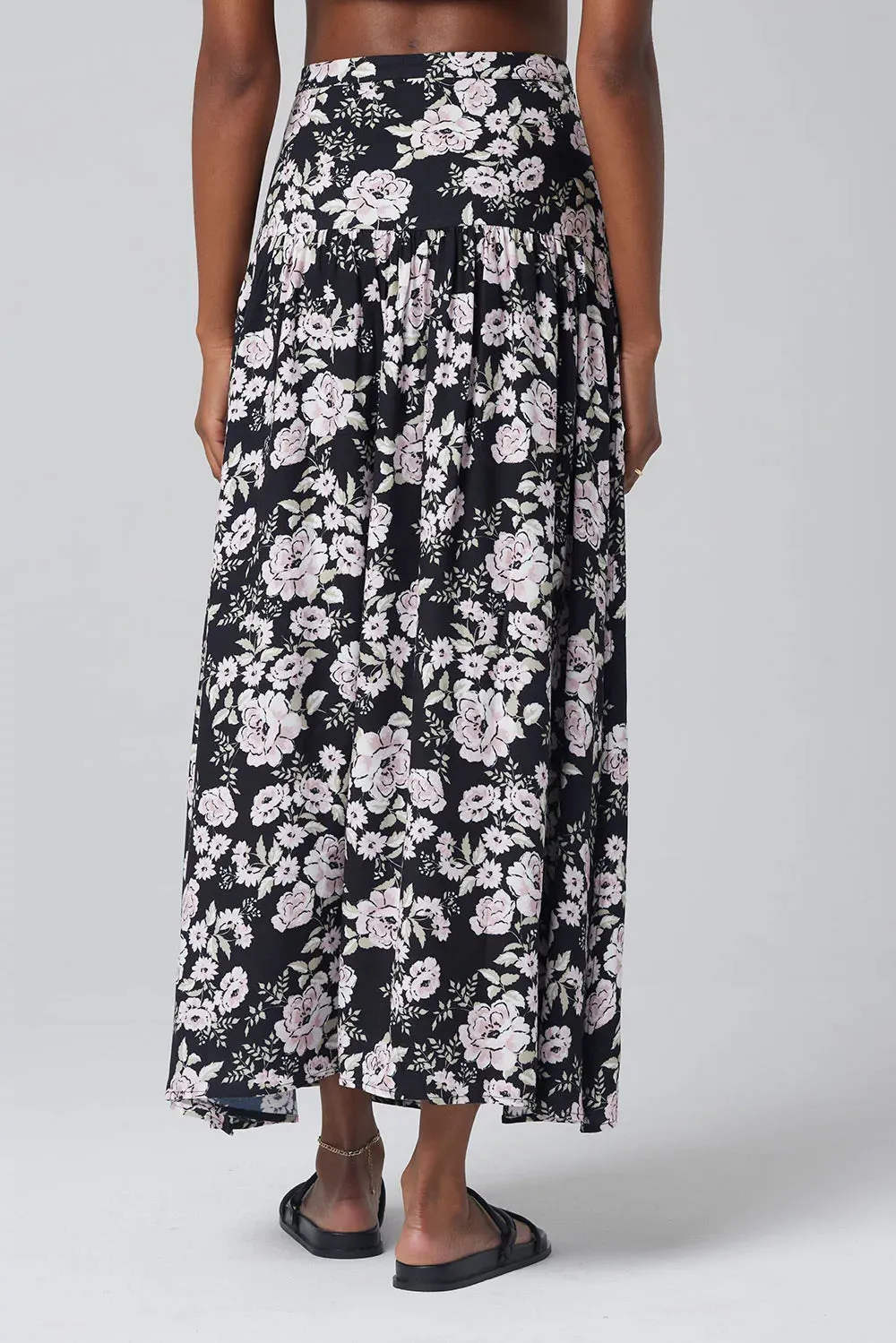 The Whitney Maxi Skirt by Saltwater Luxe - Floral