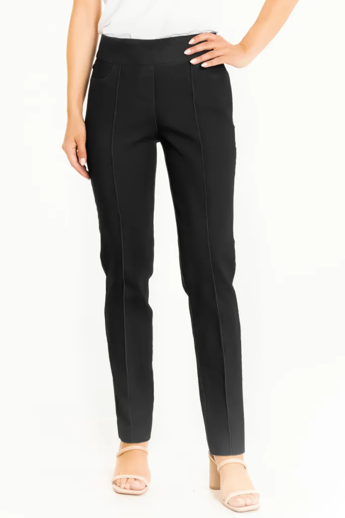 Thin Her Straight Leg Pants - Black