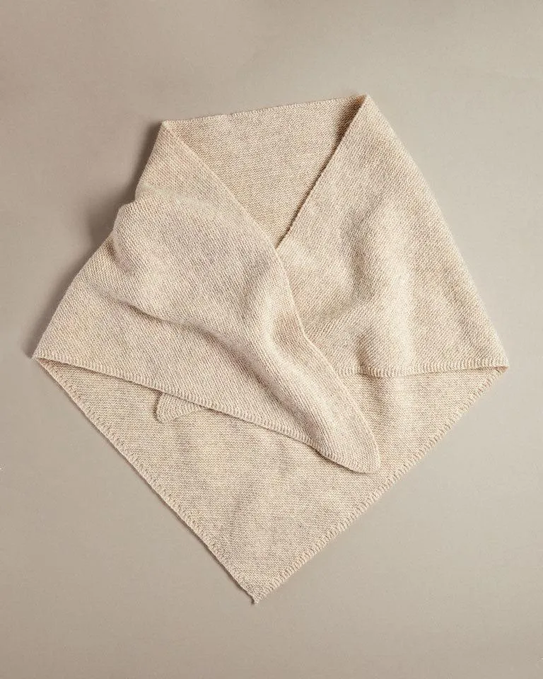 Triangle Scarf | Flax Cream