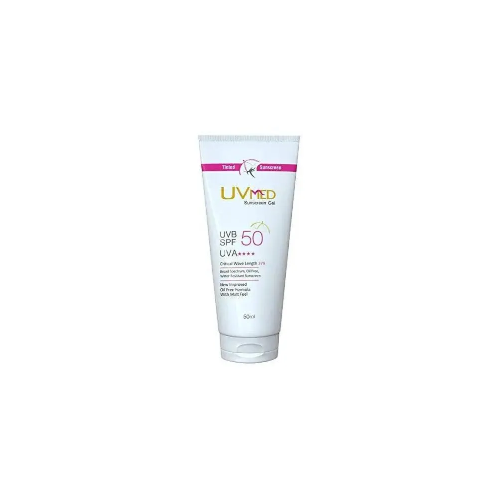 Uvmed Tinted Sunscreen Gel with SPF 50